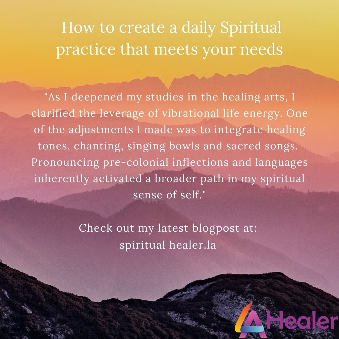 How to create a daily spiritual practice that meets your needs.